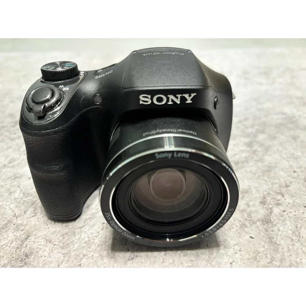 Sony Cyber-shot DSC-H300 20.1MP Digital Camera 35x Optical Zoom Black Bundle